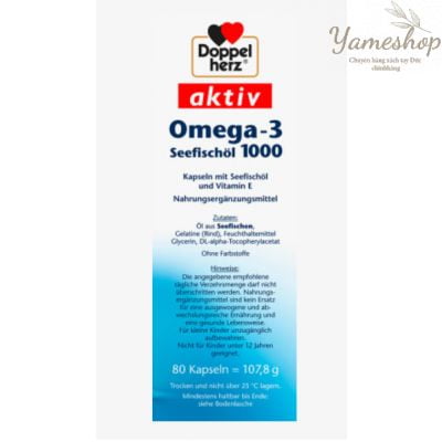 Thuốc bổ Omega 3 - Hộp - Ảnh 3