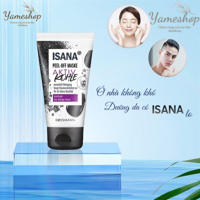 Mặt nạ than hoạt tính Isana - 75ml